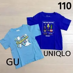 UNIQLO マイクラ　GU ポケモン　Tシャツ 2枚セット 110cm