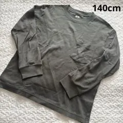UNIQLO 長袖カットソー カーキ　140cm