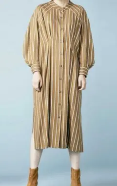 Johnbull　 秋色シャツワンピース 　羽織りにも