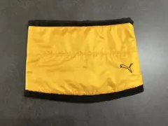 PUMAイエロー ブラック ネックウォーマー