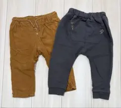【2本セット】男の子長ズボン　サイズ80.90