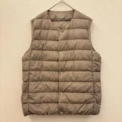 無印 ダウンベスト Lサイズ ベージュ