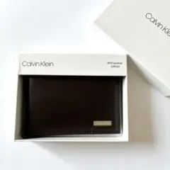 カルバンクライン Calvin Klein 二つ折り 財布 訳あり
