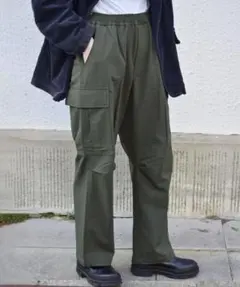 JOHNBULL TRIZAR トライザーイージー パンツ M オリーブ