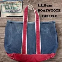 80's エルエルビーン トートバッグ ギザ LLBean デラックス レッド