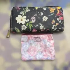 新品axes femme ミニポーチ& 長財布(中古 ) セットのサムネイル