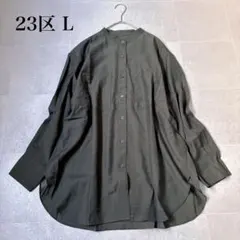 ☆大きいサイズ・3L☆23区 2way長袖プルオーバー チュニックブラウス 