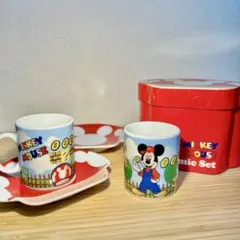ミッキーマウス スーパーマリオ マグカップ・皿セット