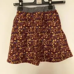 新品未使用 BLUEU AZUR ブルーアズール 花柄スカート130サイズ