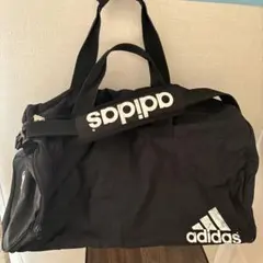 adidas 黒 自然学校用ボストンバッグ