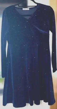 SHEIN ネイビー 星空模様 ワンピース 160