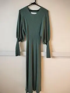 ラグナムーン　ボレロスリーブニットワンピース