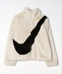 Nike ファー素材ジャケット クリーム色