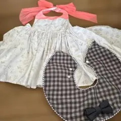 Marlmarl お食事エプロン 80-90cm＆スタイ