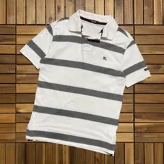 BURBERRY BLACK LABEL バーバリー ボーダー 半袖 ポロシャツ