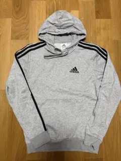 adidas パーカー グレー