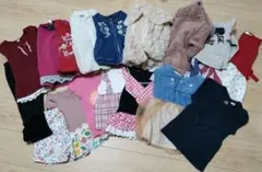 女の子 90cm オールシーズン17点セット