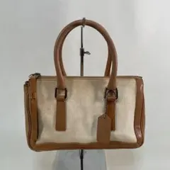 C4✨極希少✨オールドコーチ トートバッグ 本革×キャンバス コスタリカ製