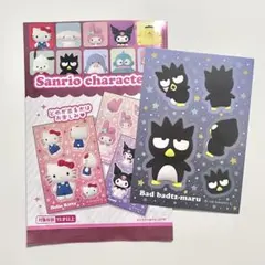 サンリオキャラクターズ 3D シール ステッカー バッドばつ丸 ダイソー セリア