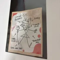 ハズビンホテル　池袋パルコ　ステッカー　Graffiti アラスター