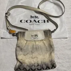 COACH ショルダーバッグ シグネチャー柄