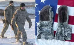 米軍実物 ACU　極寒用 ミトングローブ　SMALL　11