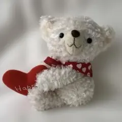 ぬいぐるみ　クマCOBE COBE コービーコービ　ハート　スカーフ