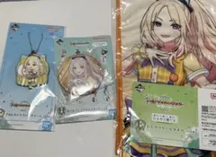 学園アイドルマスター2 一番くじ 十王星南　ラバーチャーム　缶バッジ　タオル