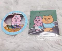 オパンチュ ウサギキャラクター ステッカー2枚セット