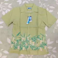 かりゆしウェア M 上品 高級 正装 品位 クールビズ メンズ 半袖 沖縄 仕事