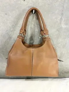 COLE HAAN コールハーンレザー トートバッグ ブラウンタッセル付きZ07 