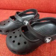 crocs　クロックス　サンダル　6 7 14㎝15㎝　ブラック　黒　男女兼用