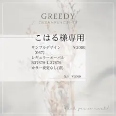 こはる様専用出品ネイルチップ【067】