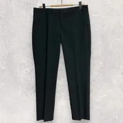 バナナリパブリック パンツ M 黒 テーパード シンプル カジュアル クロップド