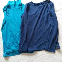 ユニクロキッズヒートテック長袖アンダーシャツ