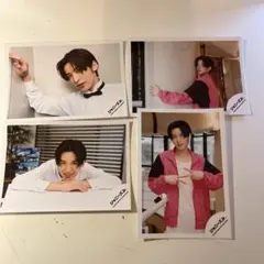 SnowMan 目黒蓮 ジュニア時代 公式写真 4枚セット