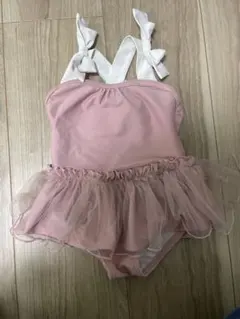 petit main ベビー水着 80 ピンク フリル