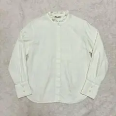 ユニクロ×COMPTOIR DES COTONNIERSフリルネックブラウス