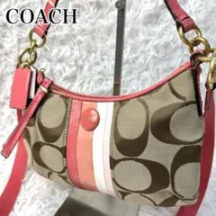 COACH シグネチャー ワンショルダー 2way ハーフムーン y2k - メルカリ