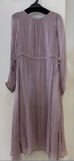 美品 DAZY シアー ロングワンピース ピンク 結婚式 お呼ばれ