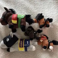 サラブレッドコレクション ぬいぐるみ 5点セット まとめ売り 天皇賞 ゴルシ