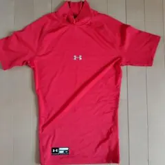 Under Armour 赤 ハイネック 半袖 アンダーシャツ MD 170