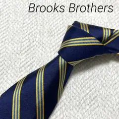 極美品 ブルックスブラザーズ レジメンタル ネクタイ ネイビー 現行タグ