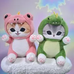 mofusand かいじゅうにゃん BIGぬいぐるみ 2種セット