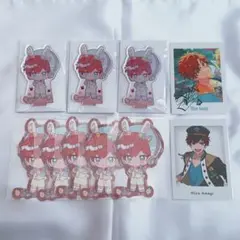 あんスタ 天城一彩 アニカフェ アクリルスタンド 缶バッジ キラキラステッカー あんスタ 天城一彩 アニカフェ アクリルスタンド 缶バッジ キラキラ