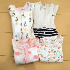 80　カバーオール　90　肌着　春　夏　秋　ディズニー　ミニー　チップ　デール