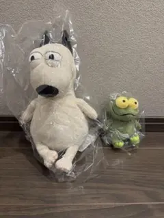 【2個セット】　バムとケロ　ぬいぐるみ　Lサイズ　セット 送料無料）バムとケロ ぬいぐるみ バム＆ケロセット | 絵本ナビ