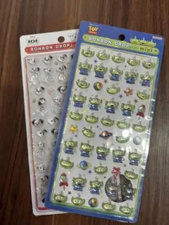 正規品　ボンボンドロップシール　ミニ　ディズニー　101わんちゃん　エイリアン