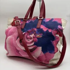【希少】JILSANDER 花柄 2way キャンバス トートバッグのサムネイル