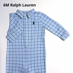 Ralph Lauren 長袖ロンパース6Mラルフローレン